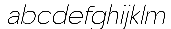 LatomGrotesque-ExtLtIta Font LOWERCASE