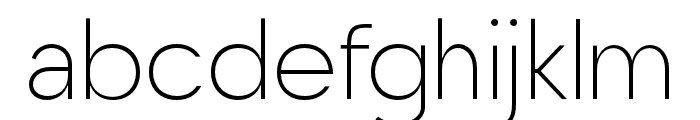 LatomGrotesque-ExtraLight Font LOWERCASE