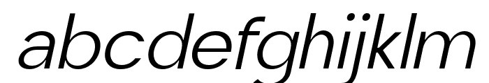 LatomGrotesque-Italic Font LOWERCASE