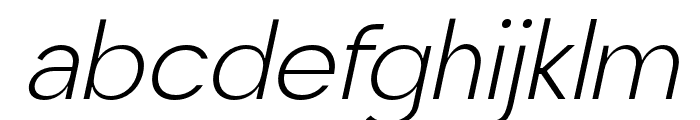 LatomGrotesque-LightItalic Font LOWERCASE