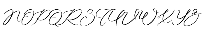 Latoya Williams Regular Font UPPERCASE