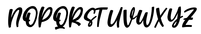 Lattely-Italic Font UPPERCASE