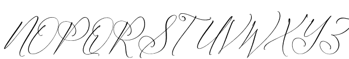 Latteuqeles Italic Font UPPERCASE