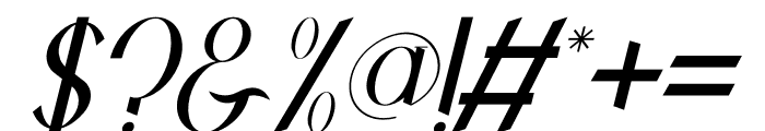 Lattulest Italic Font OTHER CHARS
