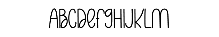 Laughing Happily Font UPPERCASE