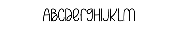 Laughing Happily Font LOWERCASE