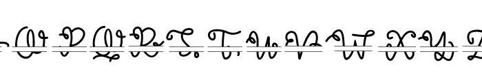 Laura Monogram Font LOWERCASE