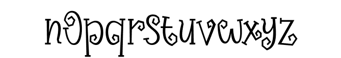 Laura Witch Font LOWERCASE