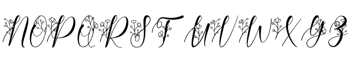 Laurence Monogram Font LOWERCASE