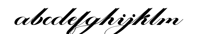 Laurente Script Family Black Font LOWERCASE