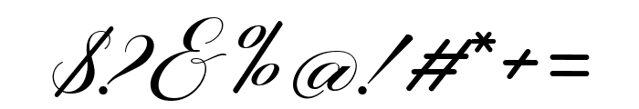 Laurente Script Family ExtBd Font OTHER CHARS