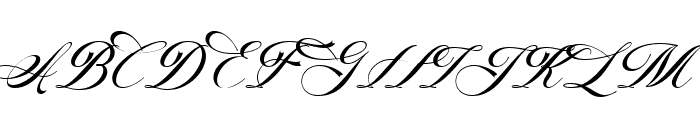 Laurente Script Family ExtBd Font UPPERCASE