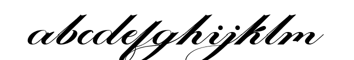 Laurente Script Family ExtBd Font LOWERCASE