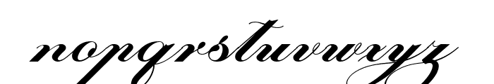 Laurente Script Family ExtBd Font LOWERCASE