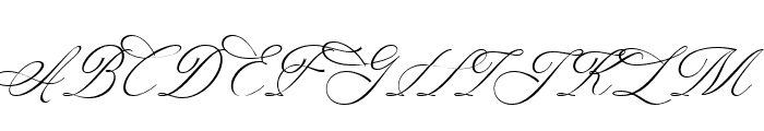 Laurente Script Family ExtLt Font UPPERCASE