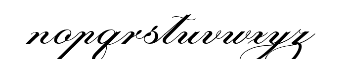 Laurente Script Family Medium Font LOWERCASE