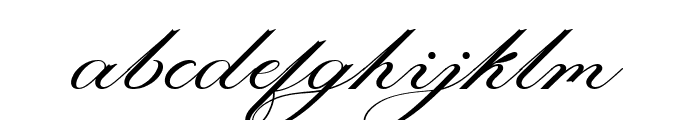 Laurente Script Family Regular Font LOWERCASE