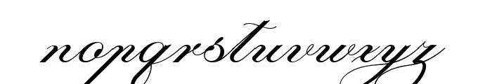 Laurente Script Family Regular Font LOWERCASE