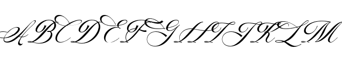 Laurente Script Family SemBd Font UPPERCASE