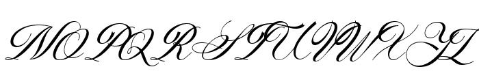 Laurente Script Family SemBd Font UPPERCASE