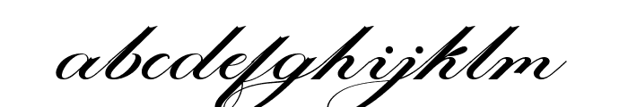 Laurente Script Family SemBd Font LOWERCASE