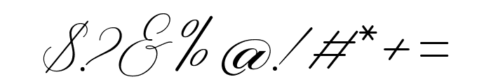 Laurente Script Family Thin Font OTHER CHARS