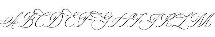 Laurente Script Family Thin Font UPPERCASE