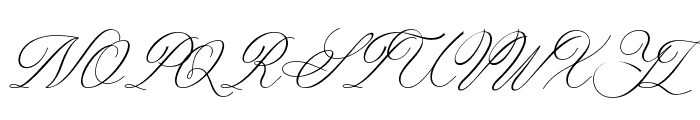 Laurente Script Family Thin Font UPPERCASE