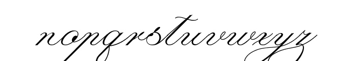 Laurente Script Family Thin Font LOWERCASE