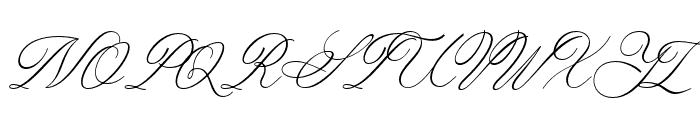 LaurenteScriptFamily-Thin Font UPPERCASE