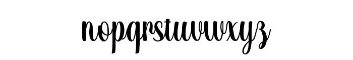 Laurhanty-Regular Font LOWERCASE