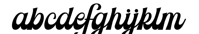 Lavani Script Regular Font LOWERCASE