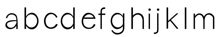Lavender - extended Regular Font LOWERCASE