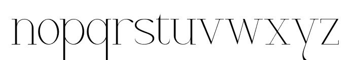 Lavendra Font LOWERCASE