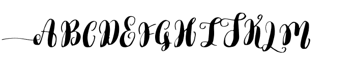 Lavoilen Font UPPERCASE