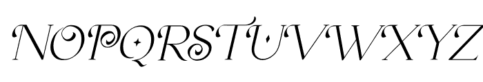 Lavolta Swash Deco Italic Font UPPERCASE