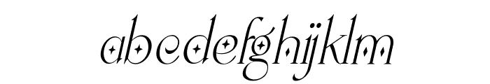 Lavolta Swash Deco Italic Font LOWERCASE