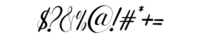 Laylarita Italic Font OTHER CHARS