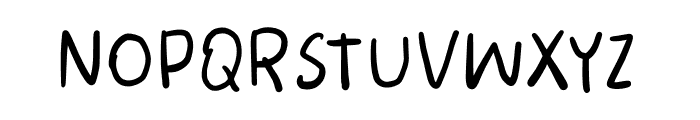 Lazy Notes Font UPPERCASE