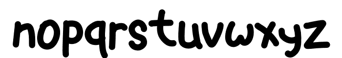LazyBum Font LOWERCASE