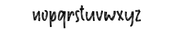 Lazydrink Font LOWERCASE