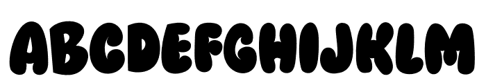 Lazypop Font LOWERCASE