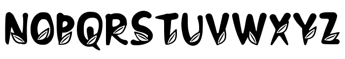 Leaf Fun Regular Font UPPERCASE