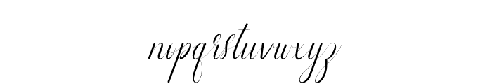 Leathering Font LOWERCASE