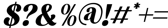Lebagof Italic Font OTHER CHARS