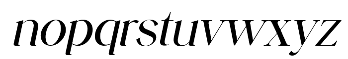 Lecherously-Italic Font LOWERCASE
