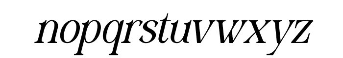 Ledira Italic Font LOWERCASE