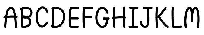 Leechy Font UPPERCASE