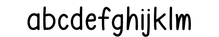 Leechy Font LOWERCASE