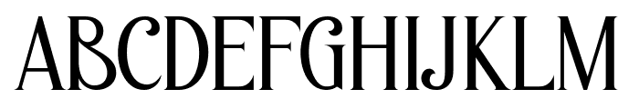 Lefine Font UPPERCASE